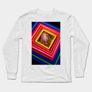 Painted Egg In Nesting Boxes Long Sleeve T-Shirt